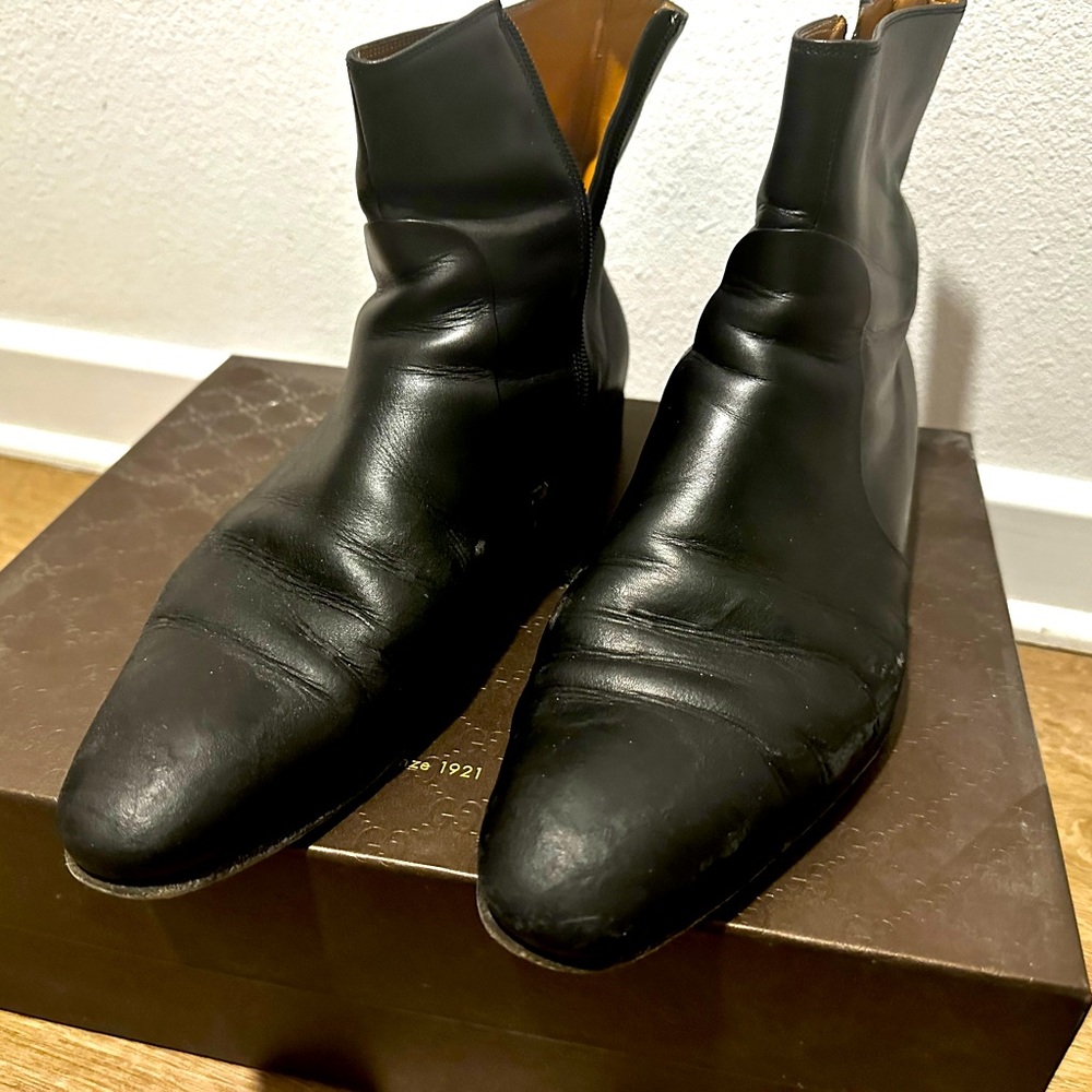 Gucci men boots size 10